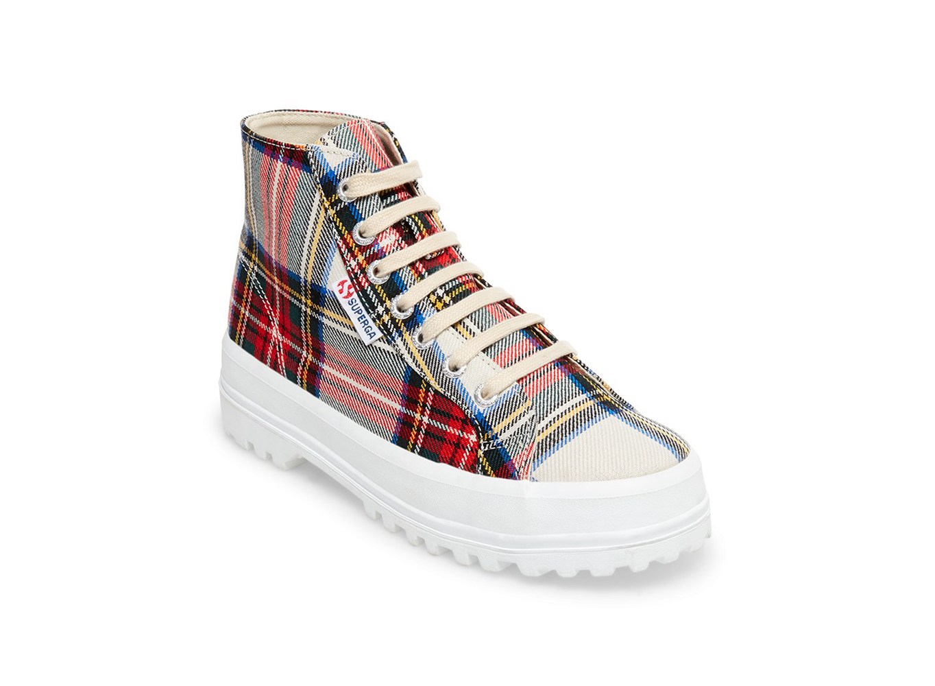 Superga Boots Womens - 2341 Cotw Plaid - Multicolor - IUZRX2796